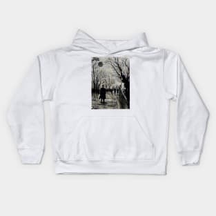 Morning walk Kids Hoodie